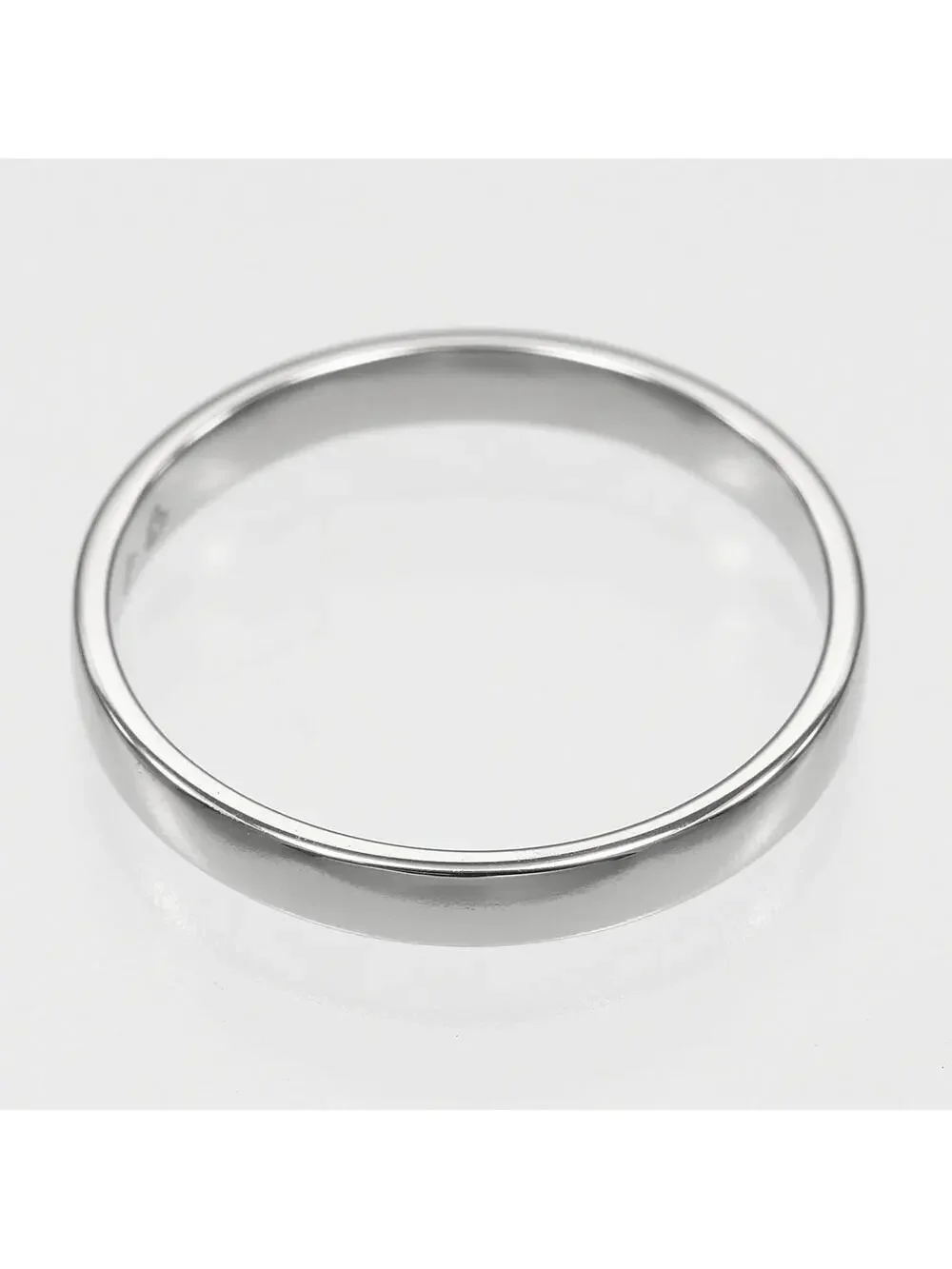 Chanel John Eternal Band Ring Platinum #327472C95B